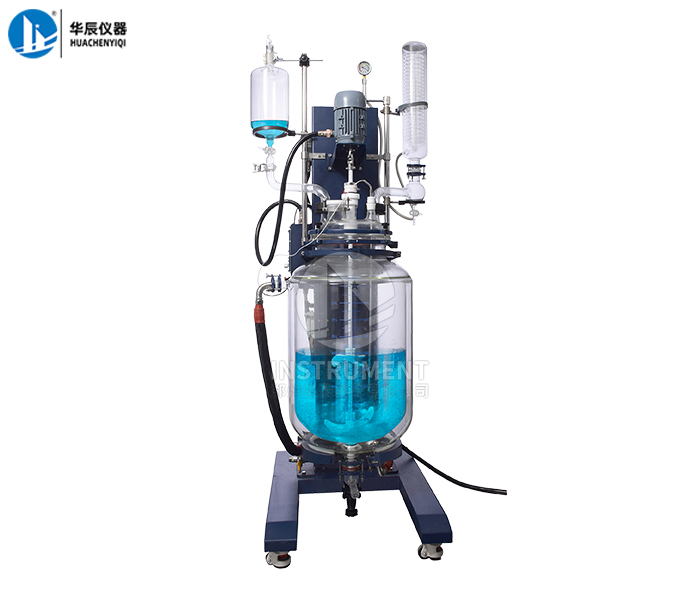 EXSJS212-100L 防爆升降旋轉(zhuǎn)雙層玻璃反應釜